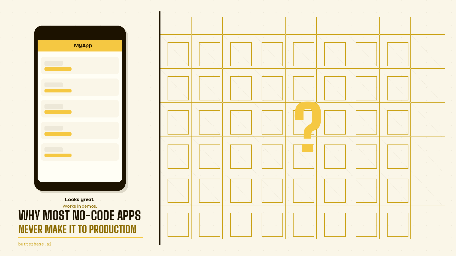 Why Most No-Code Apps Never Make It to Production