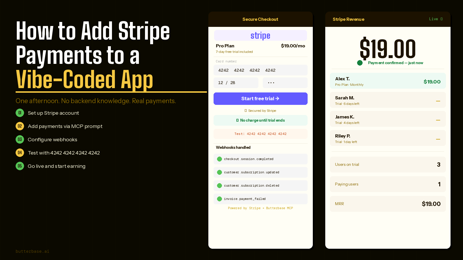 How to Add Stripe Payments to a Vibe-Coded App